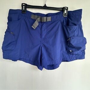 Columbia Nylonflex Cargo Shorts Belted Size XL